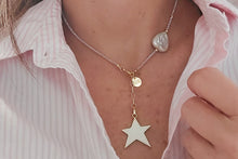 Cargar imagen en el visor de la galería, Collar de Estrella frontal y Perla Barroca en forma de Corazón