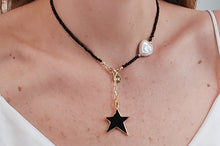 Cargar imagen en el visor de la galería, Collar de Estrella frontal y Perla Barroca en forma de Corazón
