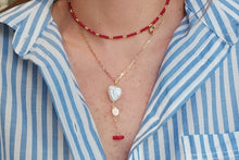 Cargar imagen en el visor de la galería, Set de Cadena y Choker Rojo
