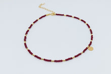 Cargar imagen en el visor de la galería, Set de Cadena y Choker Rojo
