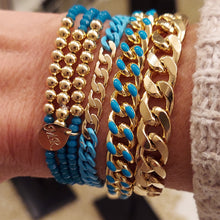 Cargar imagen en el visor de la galería, Pulsera de GolField y esmaltado de eslabón extra grueso
