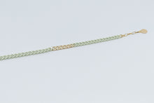 Cargar imagen en el visor de la galería, Pulsera de eslabón plano Esmaltado y de Gold Field
