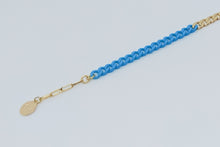 Cargar imagen en el visor de la galería, Pulsera de eslabón plano Esmaltado y de Gold Field
