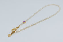Cargar imagen en el visor de la galería, Collar de perlas Broche frontal y pasador de estrellita
